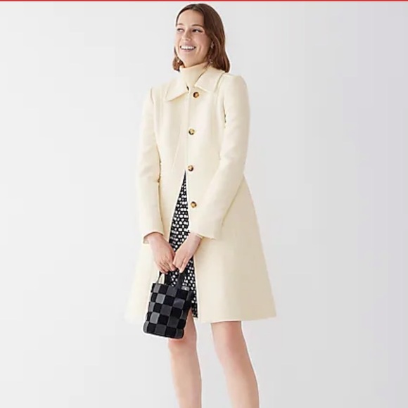 Classic JCrew Lady Day Coat - Picture 1 of 1